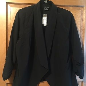 City Chic black blazer-XS